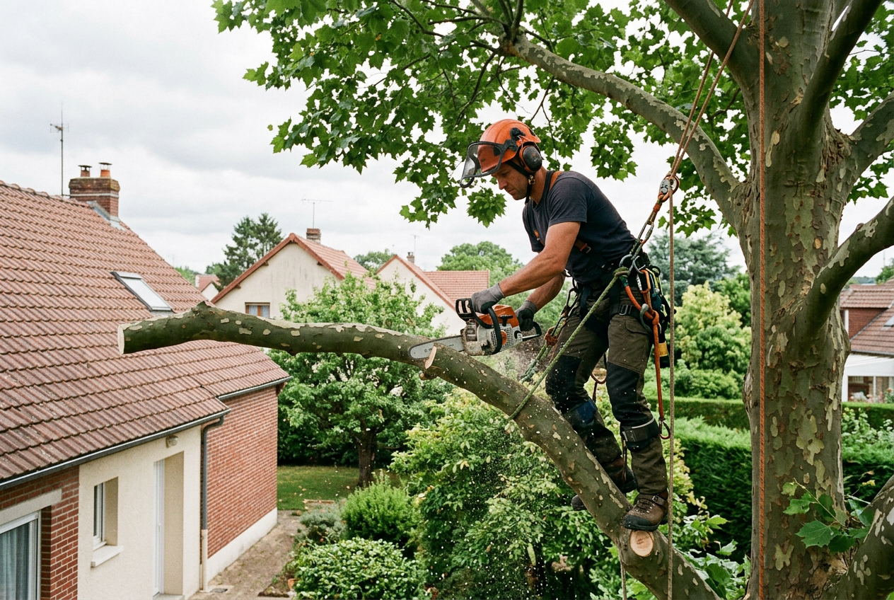 Élagage d'arbres et taille de soin sécurisée à Beauvais