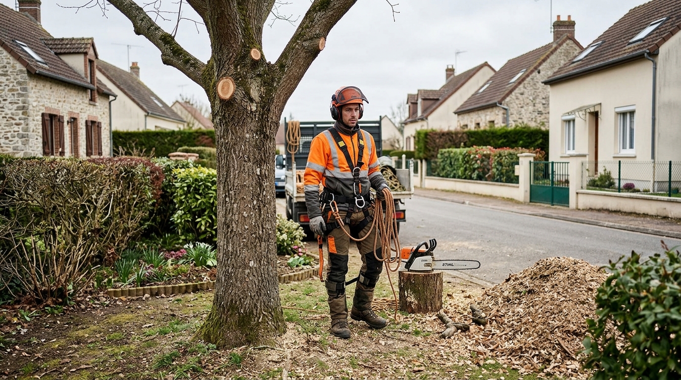Chantier à Crèvecœur-le-Grand après intervention